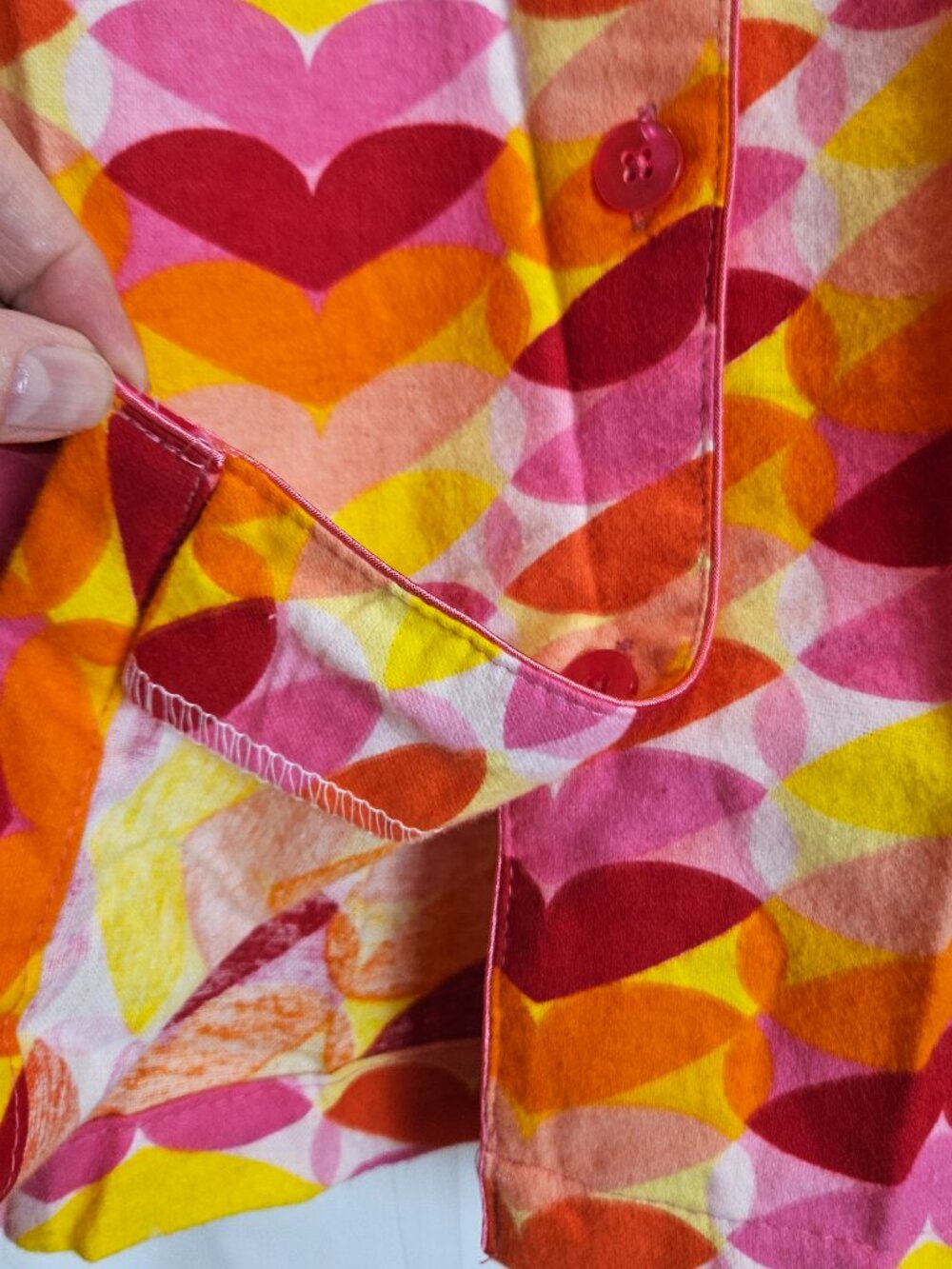 Joe Boxer Multicolor Heart Flannel Pajama Set – Size M – New Without Tags - Picture 4 of 13